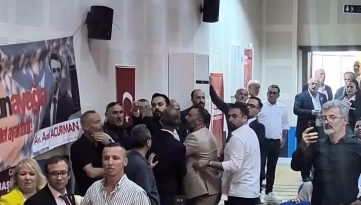 CHP Kongresinde Kavga!