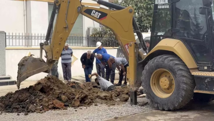Darıca’da Altyapı Çalışmasında Doğal Gaz Borusu Delindi
