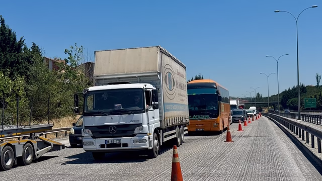 Anadolu Otoyolu’nun Kocaeli kesimindeki kaza ulaşımı aksattı