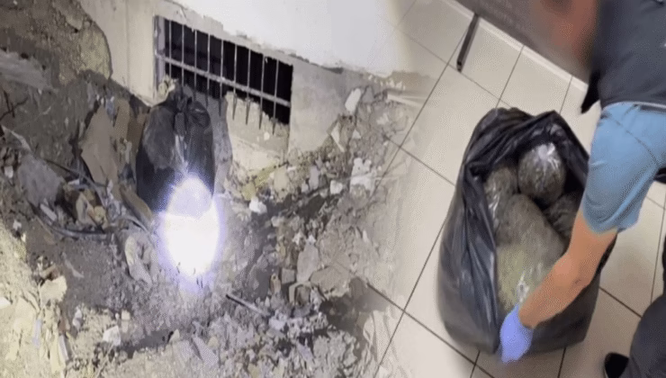 Polisten kaçarken 10 kilo uyuşturucuyu yola attı