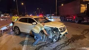 Kocaeli’deki trafik kazasında 2 kişi yaralandı