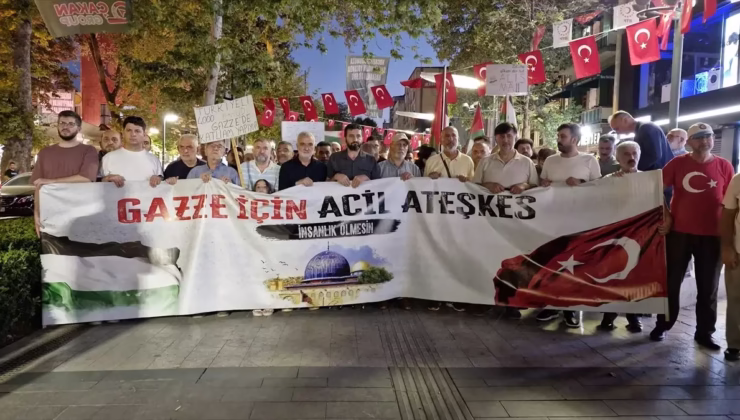 Kocaeli’de Filistin’e Destek Yürüyüşü Düzenlendi