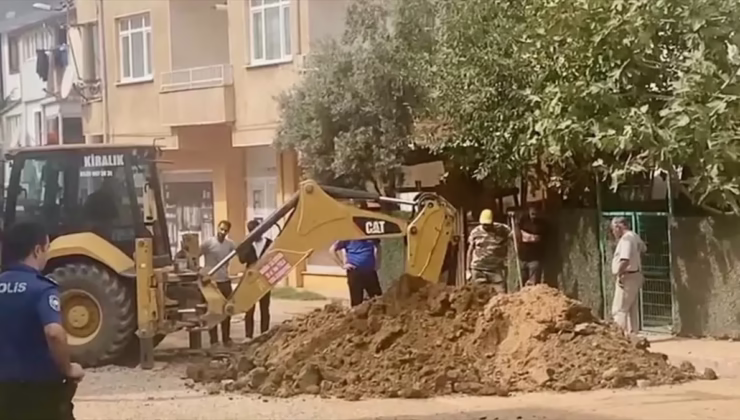 Darıca’da Altyapı Çalışmalarında Doğal Gaz Borusu Delindi