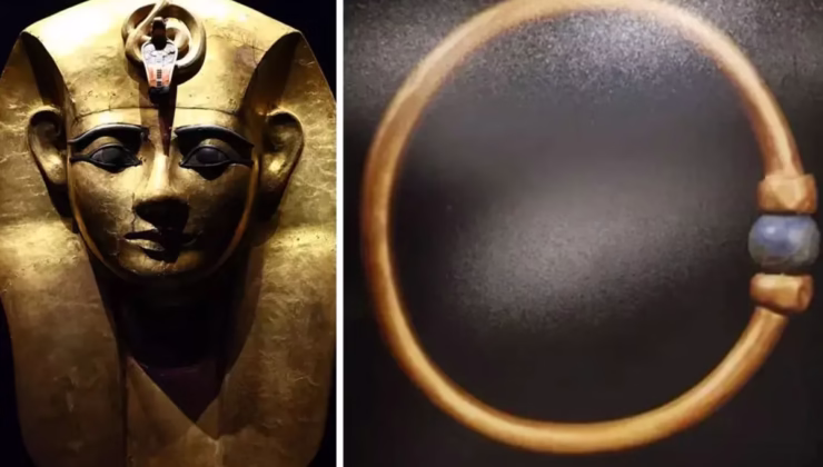 Firavunun paha biçilemez 3 bin yıllık altın bileziğini çalıp üç kuruş için erittiler