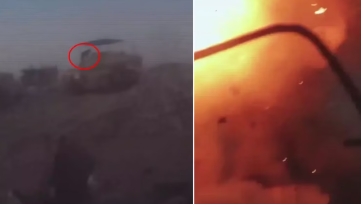 Hamas’tan İsrail ordusuna kanlı pusu! Tankı böyle imha ettiler