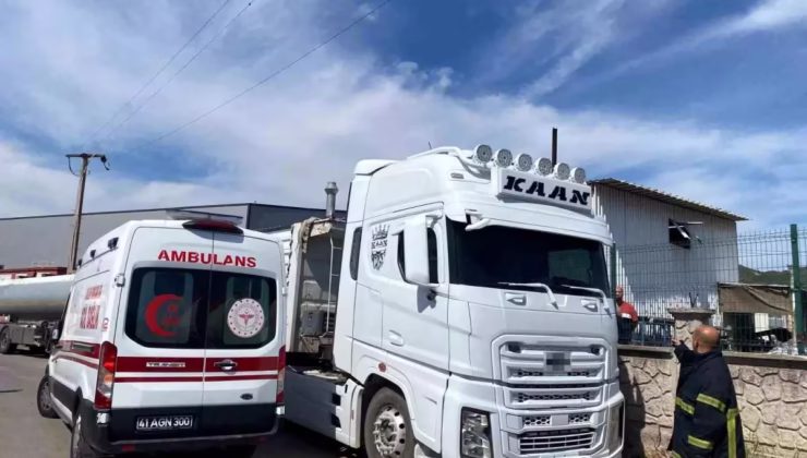 Kocaeli’de Kamyon Sürücüsü Elektrik Akımına Kapıldı