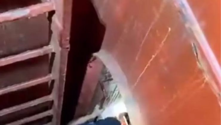 Kocaeli’de Limanda İşçi  Gemi Ambarına Düşerek Yaralandı