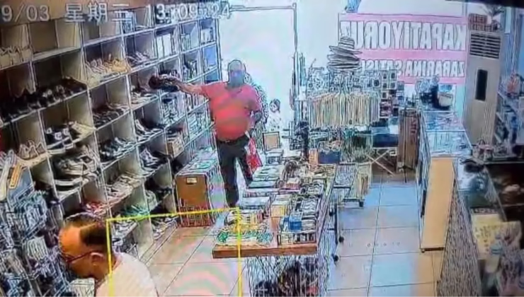 Kocaeli’de Mağazada Hırsızlık Anı Güvenlik Kamerasında