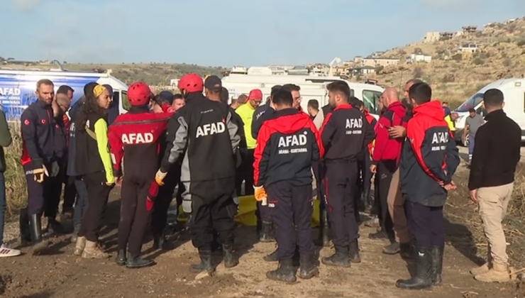 Foça’daki selden acı haber