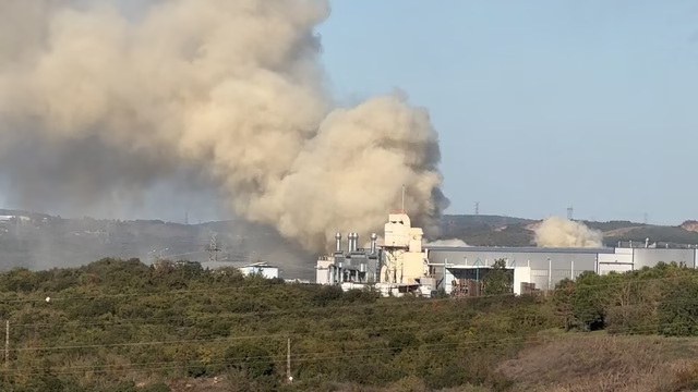 Gebze’de fabrika bahçesinde yangın