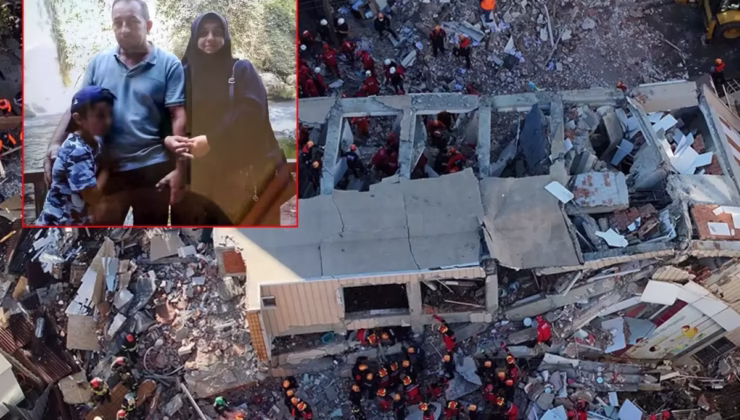 Gebze’de yıkılan 7 katlı apartmanda zamanla mücadele! Etrafındaki 9 bina mühürlendi