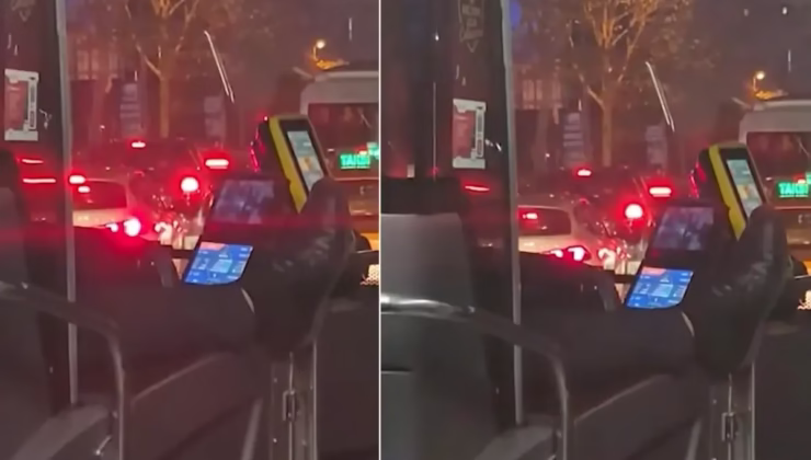 İETT şoföründen pes dedirten hareket