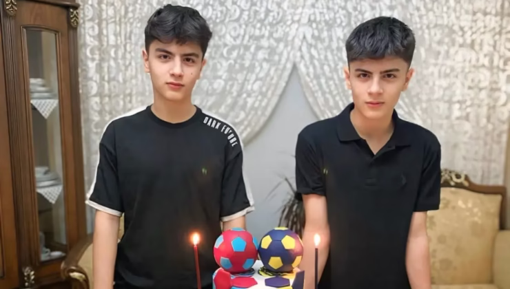 İkiz Kardeşlerin Futbol Tutkusu: Doğum Günü Pastası İki Renkli!