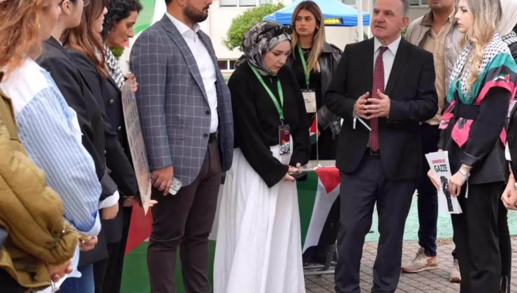 Kocaeli Sağlık ve Teknoloji Üniversitesi’nden Gazze İçin Farkındalık Etkinliği
