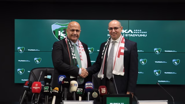 Kocaelispor, Turka Araç Muayene ile sponsorluk anlaşması imzaladı
