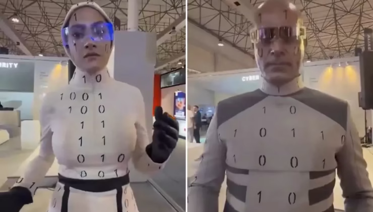 İran’ın “insanı robotları” fuara damga vurdu! Gerçek ortaya çıkınca alay konusu oldu