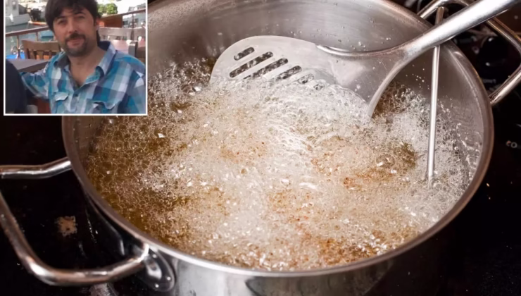 Uyuyan kocasını üzerine kızgın yağ dökerek öldürdü