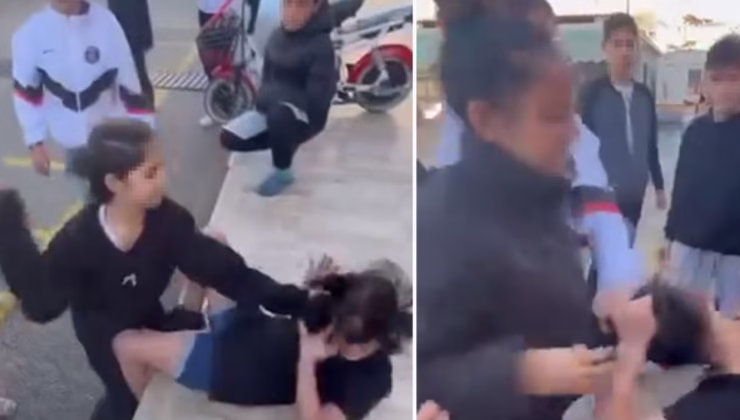 Kız öğrenciye tekmeli yumruklu darp! Okul bahçesinde akran dehşeti!