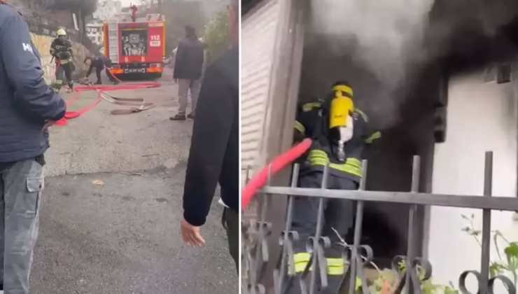 Psikolojik sorunları olan kadın gözünü kırpmadan yaktı